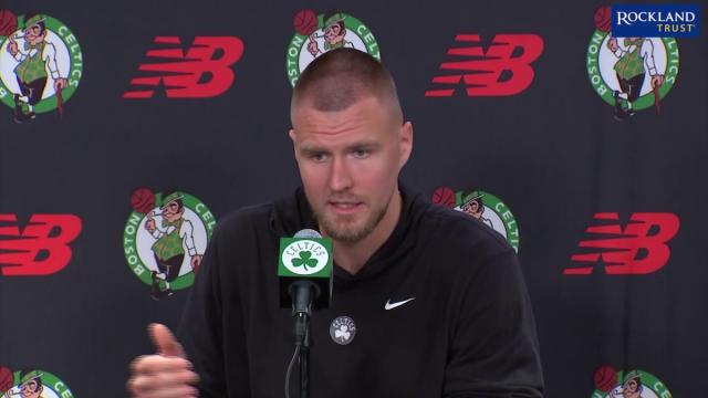 Porzingis: Focus is on playing my best basketball, helping C's win