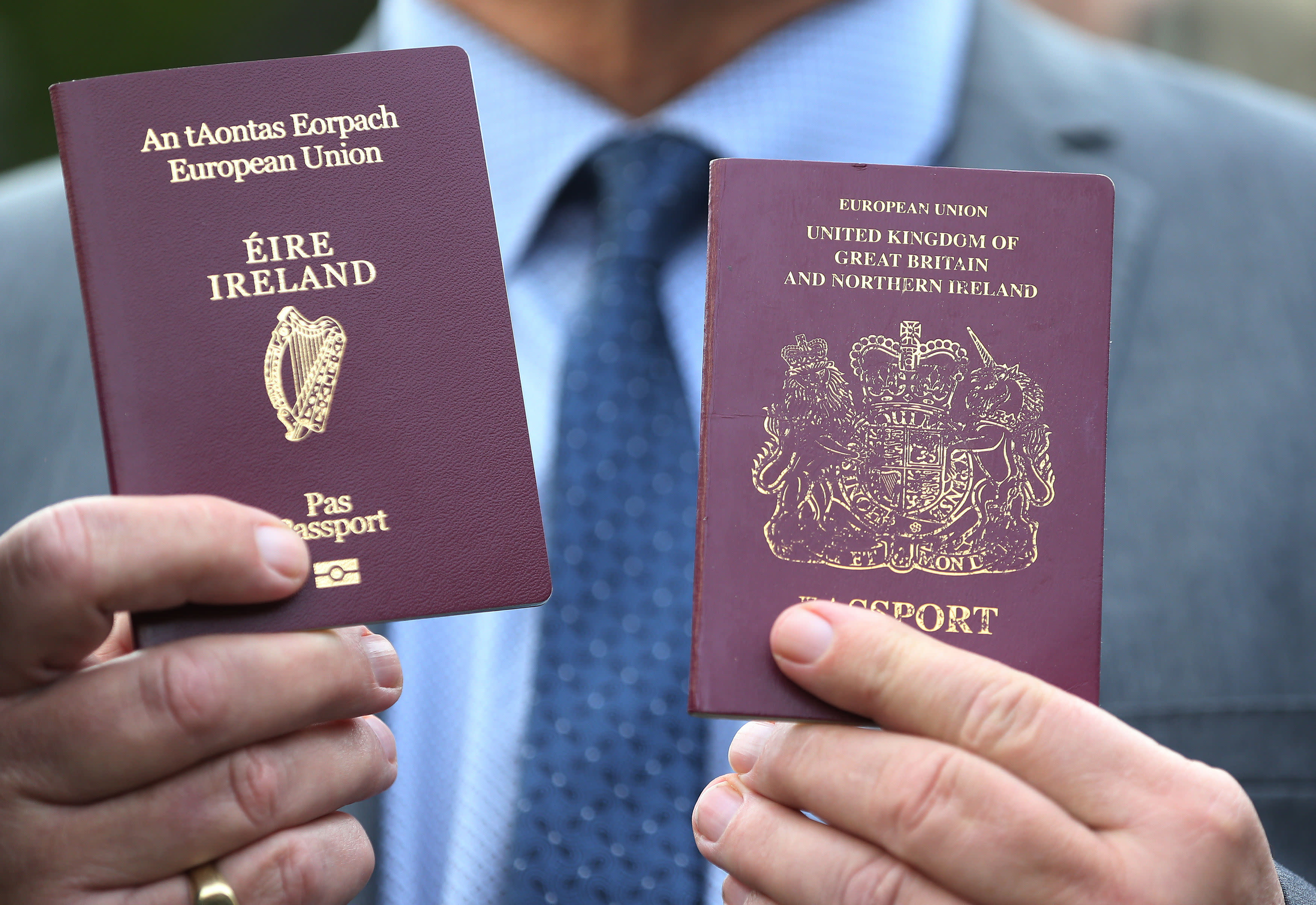 Irish passport applications from UK surge to record high