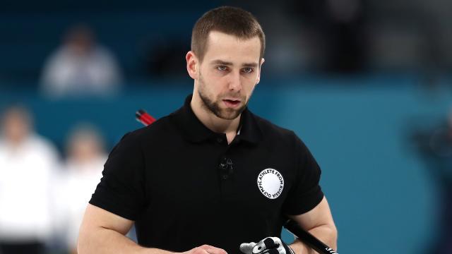 Russian curler charged with doping at Olympics