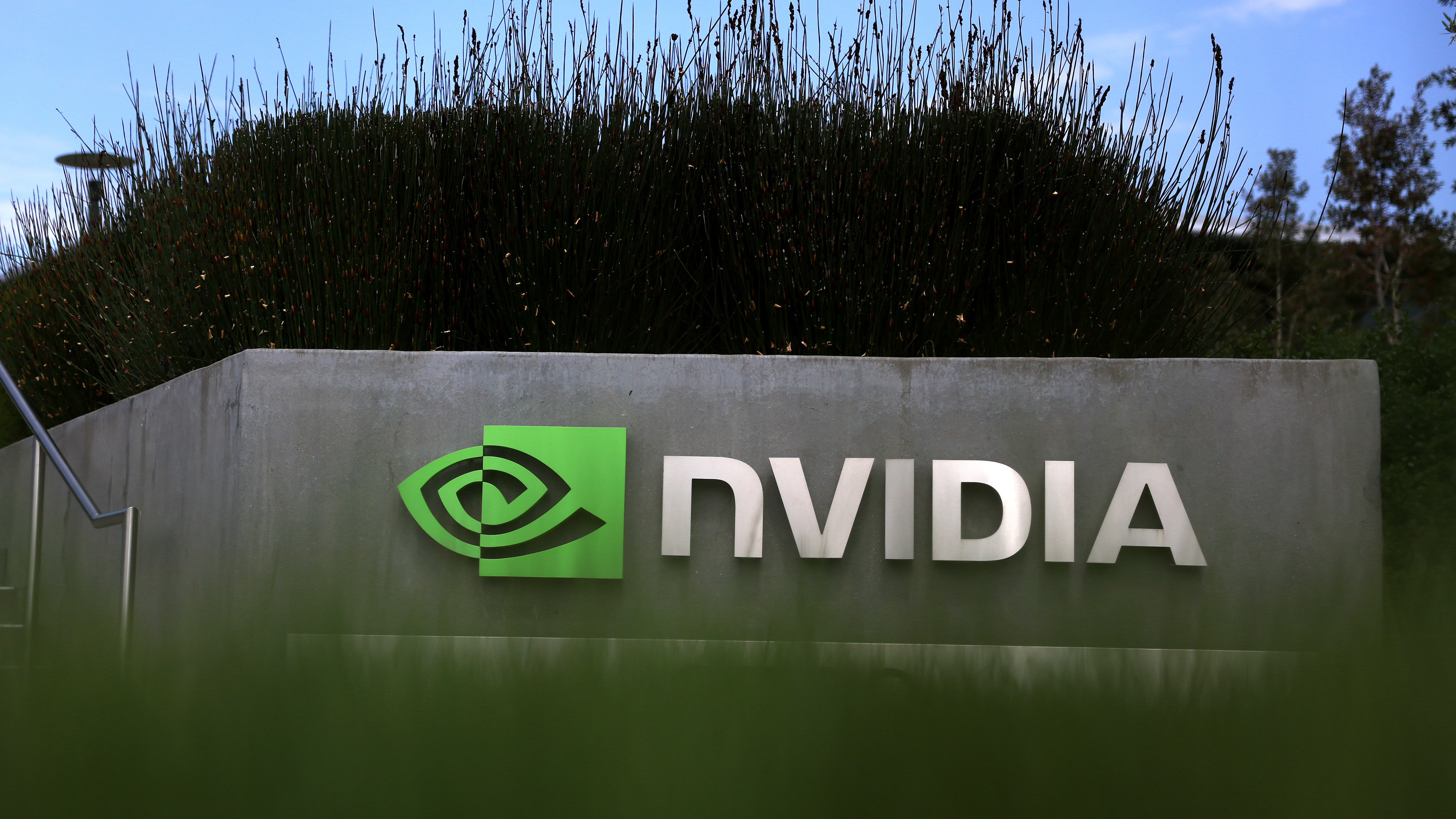 Nvidia drops from record high, tracking market fall; AI bets