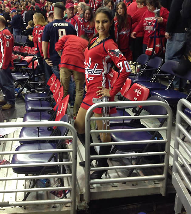 caps hockey jersey