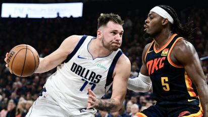 Yahoo Sports - Luka Dončić had a 30-point triple-double to push the Mavericks past the Thunder on Wednesday night in Oklahoma