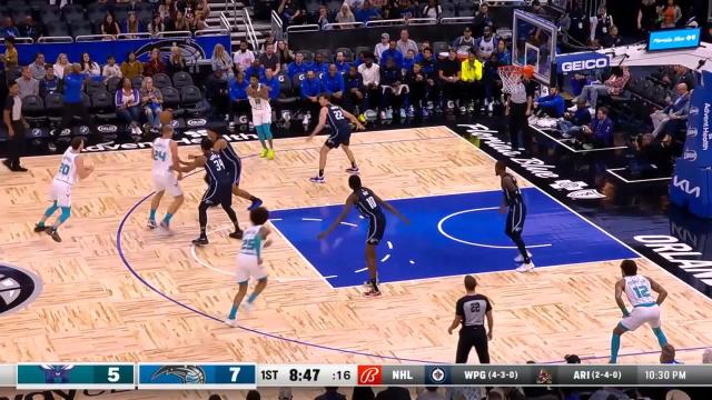 Gordon Hayward with an assist vs the Orlando Magic