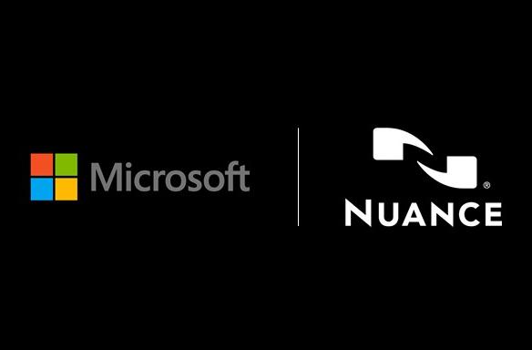 Microsoft and Nuance logos