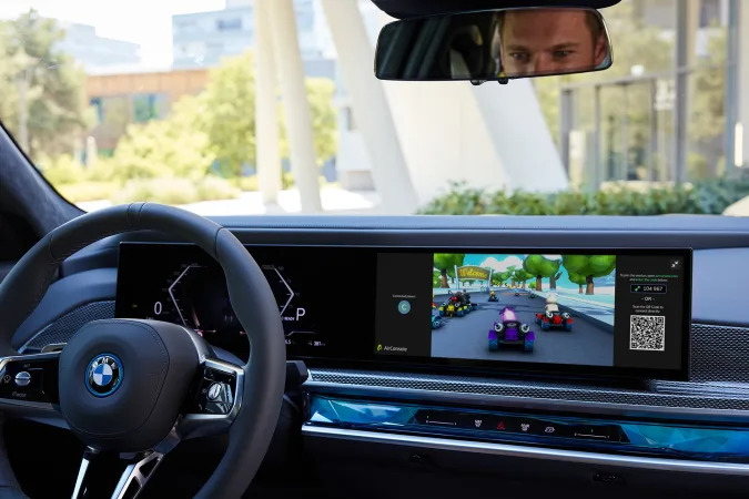 Casual gaming in BMW car through AirConsole