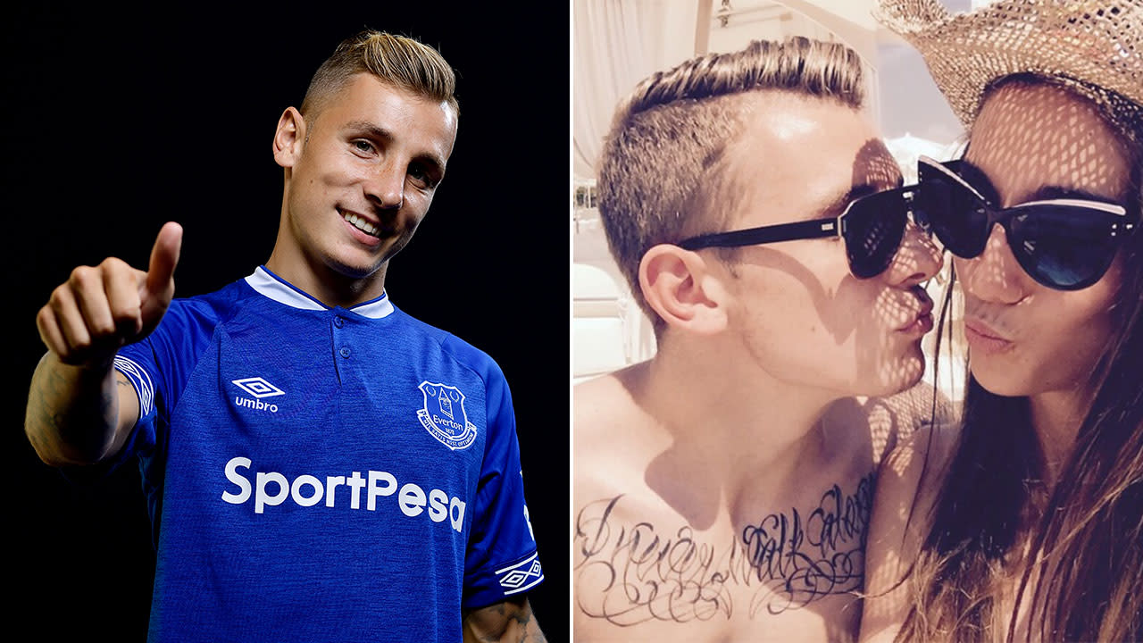 Lucas Digne Won T Want His Everton Teammates To See Tattoo