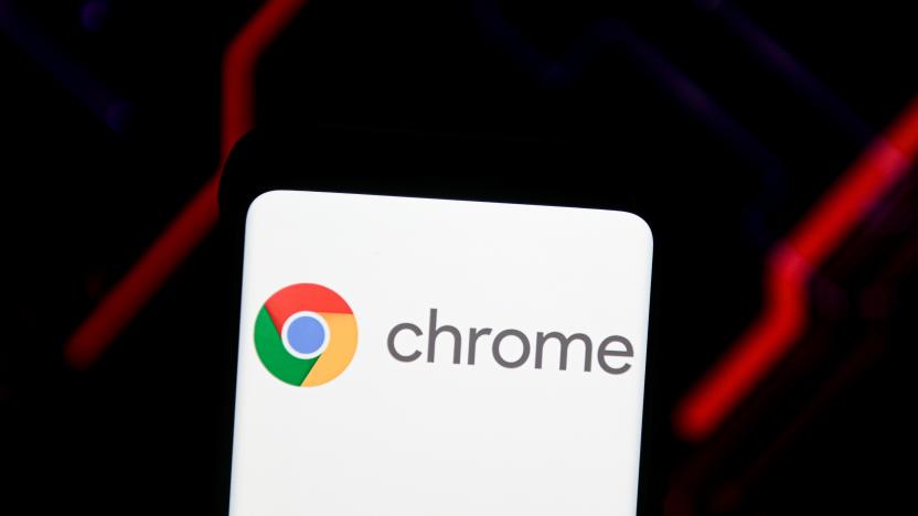 POLAND - 2020/06/15: In this photo illustration a Google Chrome logo seen displayed on a smartphone. (Photo Illustration by Mateusz Slodkowski/SOPA Images/LightRocket via Getty Images)