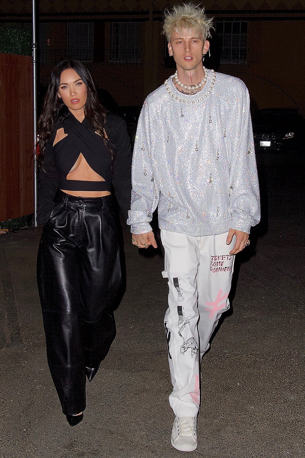 Megan Fox And Machine Gun Kelly Hold Hands on Night Out Ahead of His