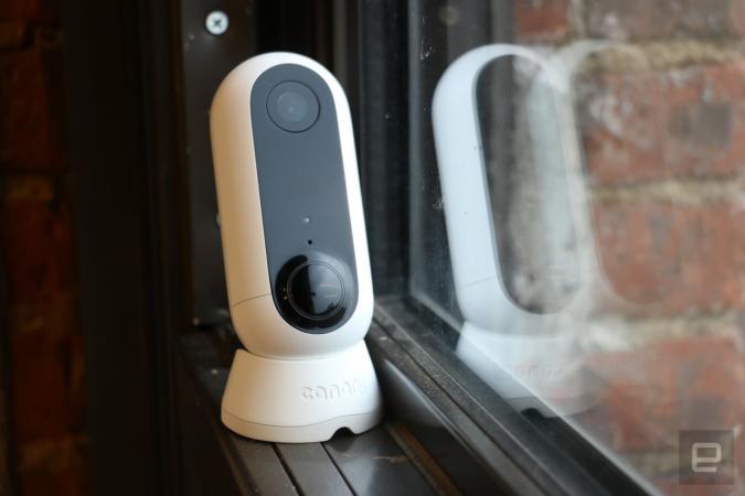 Canary's Flex is a small, weatherproof security camera