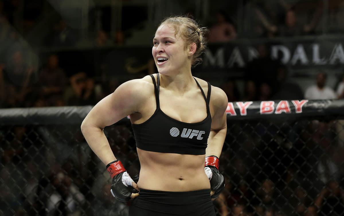 Ronda Rousey, one of the best female mixed martial arts athlete in the  world, posed naked for ESPN magazine