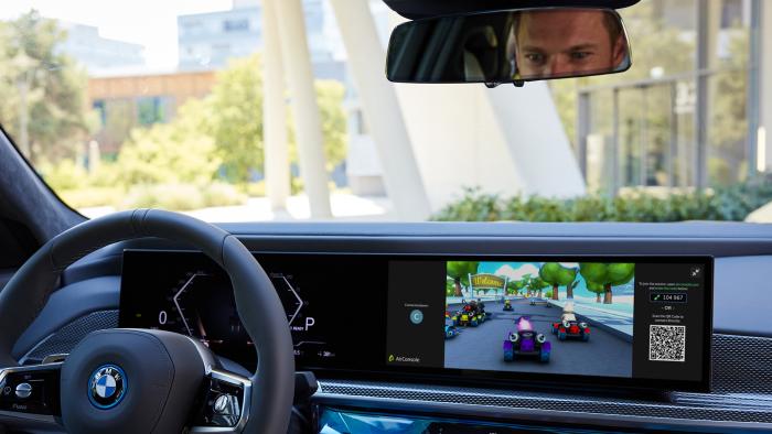 Casual gaming in BMW car through AirConsole