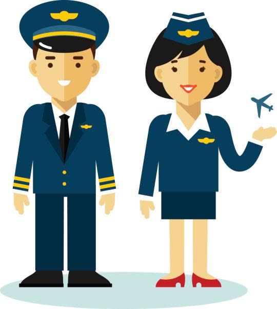 free clipart flight attendant - photo #31