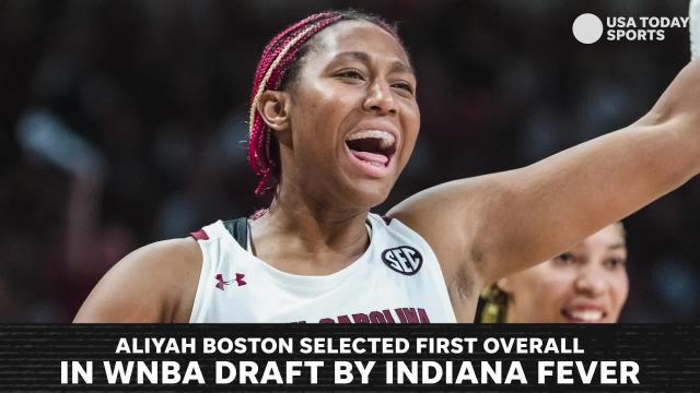 WNBA Draft: South Carolina's Aliyah Boston selected first overall by Indiana