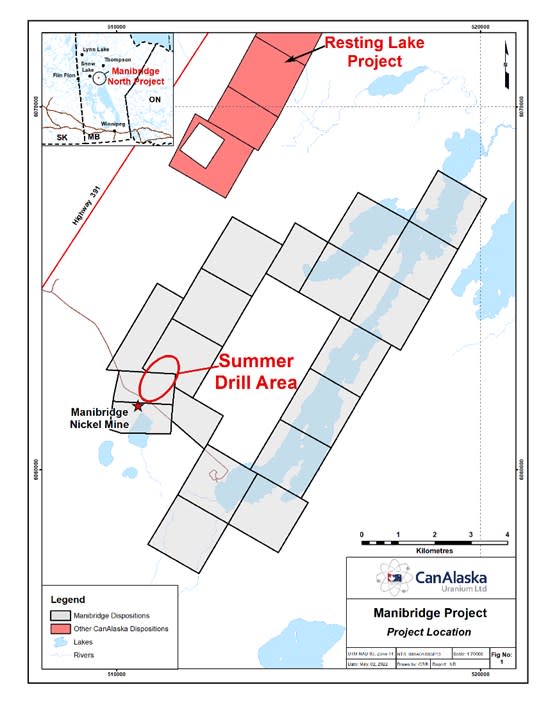 Shadow Lake 2 Plat Map Canalaska Announces 10,000 Metre Phase 2 Drill Program Started On  Manibridge High-Grade Nickel Project