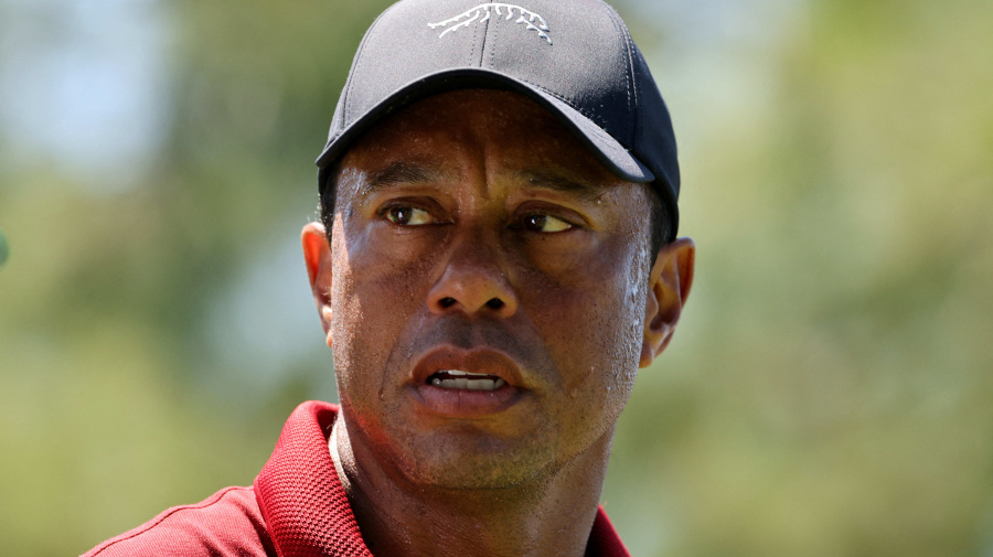 Reuters - FILE PHOTO: Golf - The Masters - Augusta National Golf Club, Augusta, Georgia, U.S. - April 14, 2024 Tiger Woods of the U.S. on the 18th hole during the final round REUTERS/Mike Blake/File Photo