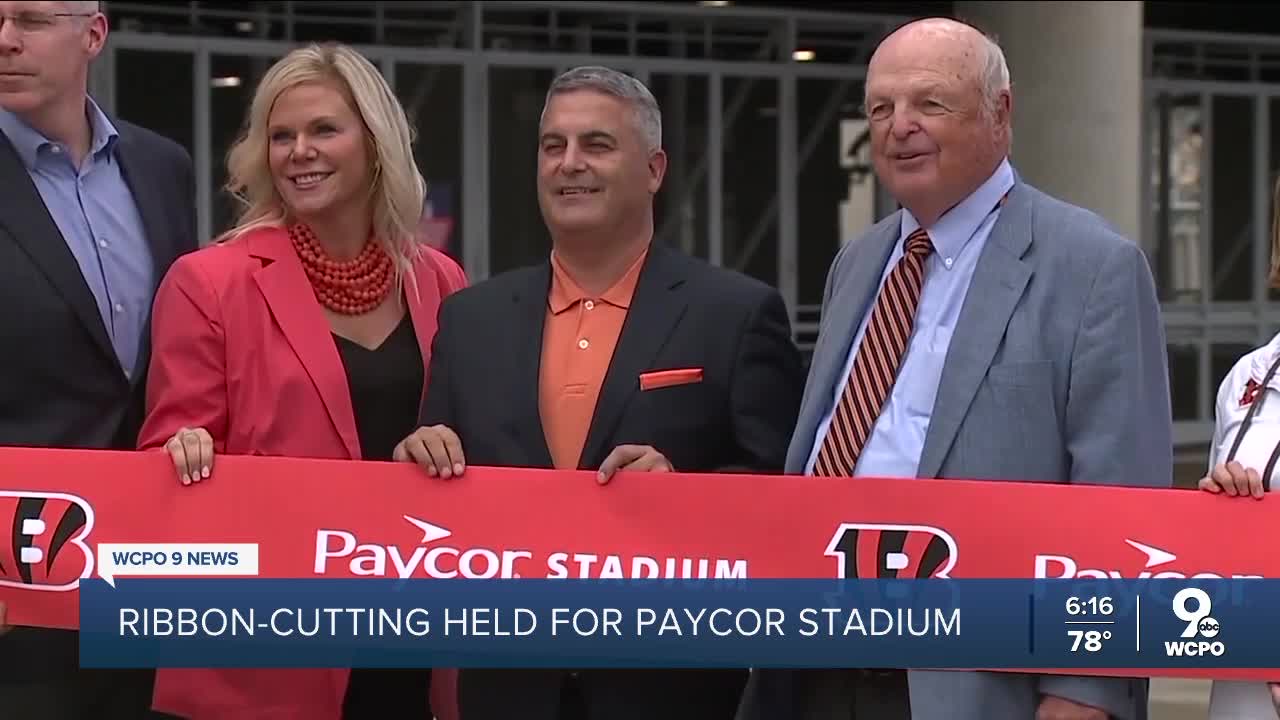 Ribbon cutting for newly named 'Paycor Stadium' takes place