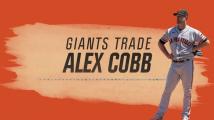 Giants trade Cobb to Guardians for two players