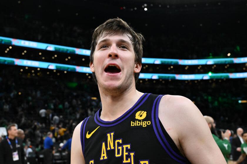 Austin Reaves scores season high as Lakers stun Celtics without LeBron and AD