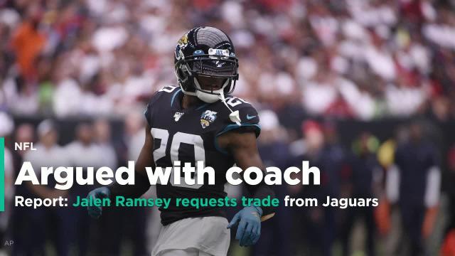 Jaguars CB Jalen Ramsey reportedly requests trade after argument with head coach