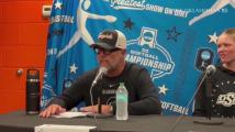Oklahoma State softball coach Kenny Gajewski talks about win vs. Kentucky
