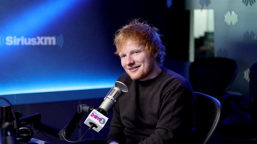 NEW YORK, NEW YORK - OCTOBER 17: Ed Sheeran visits SiriusXM at SiriusXM Studios on October 17, 2022 in New York City. (Photo by Jamie McCarthy/Getty Images)