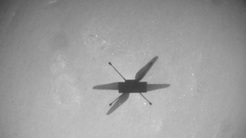 NASA Ingenuity helicopter on 10th flight over Mars