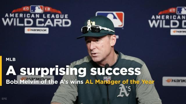 A's skipper Bob Melvin wins AL Manager of the Year after surprising season