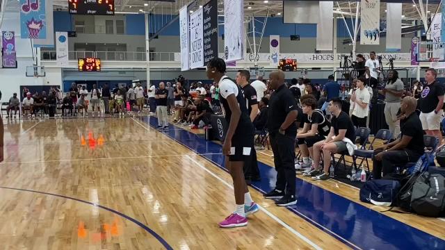 Bryce James, son of legend LeBron James, highlights from Nike EYBL Session 4 in Memphis