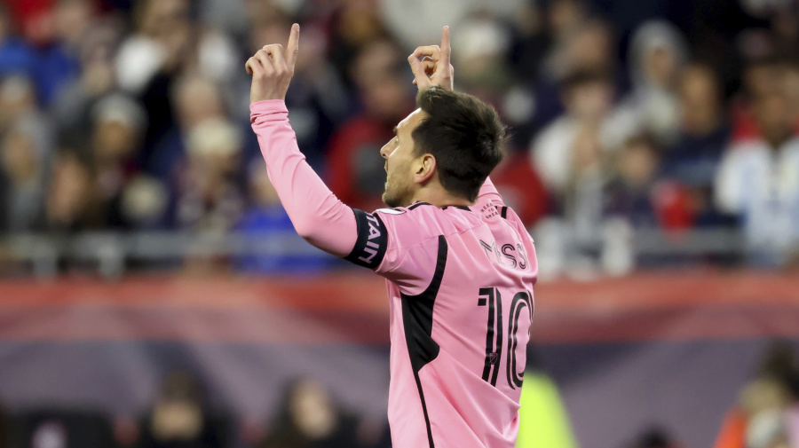 Associated Press - Lionel Messi scored two goals to excite a New England Revolution-record crowd, leading Inter Miami CF to a 4-1 victory on Saturday night.  Messi didn’t disappoint the crowd of
