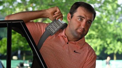 Getty Images - DUBLIN, OHIO - JUNE 06: Scottie Scheffler arrives to the course during the first round of the Memorial Tournament presented by Workday at Muirfield Village Golf Club on June 6, 2024 in Dublin, Ohio. (Photo by Ben Jared/PGA TOUR via Getty Images)