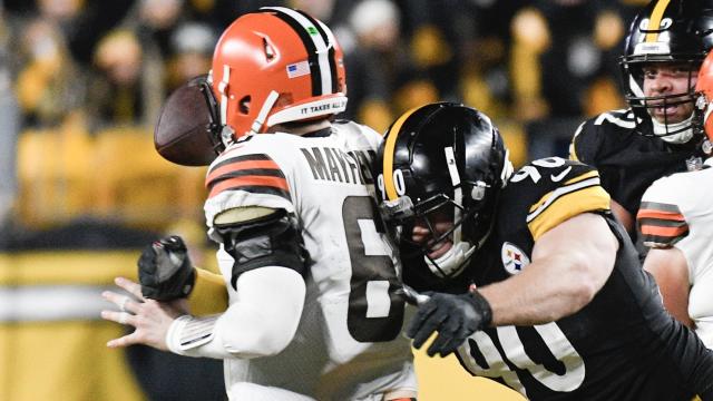 Browns’ Baker Mayfield struggles mightily in 26-14 loss to Steelers