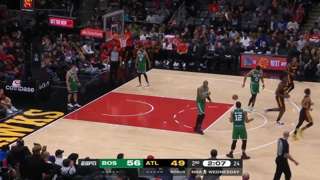 Clint Capela with a dunk vs the Boston Celtics