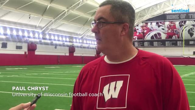 Wisconsin coach Paul Chryst talks about linebackers, the Big Ten West race and more