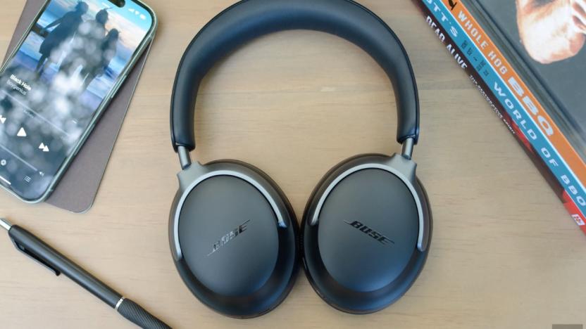 An image of headphones. 