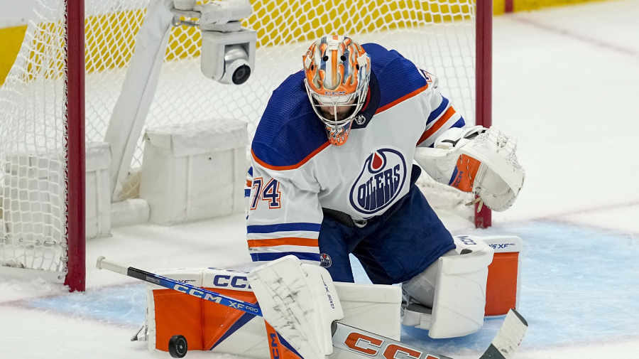 Associated Press - Edmonton Oilers goalie Stuart Skinner has gone from getting pulled to being praised again this postseason.  Add in a couple of posts and a penalty kill unit that suddenly is giving