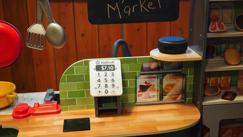 KidKraft 2-in-1 Alexa Kitchen and Market