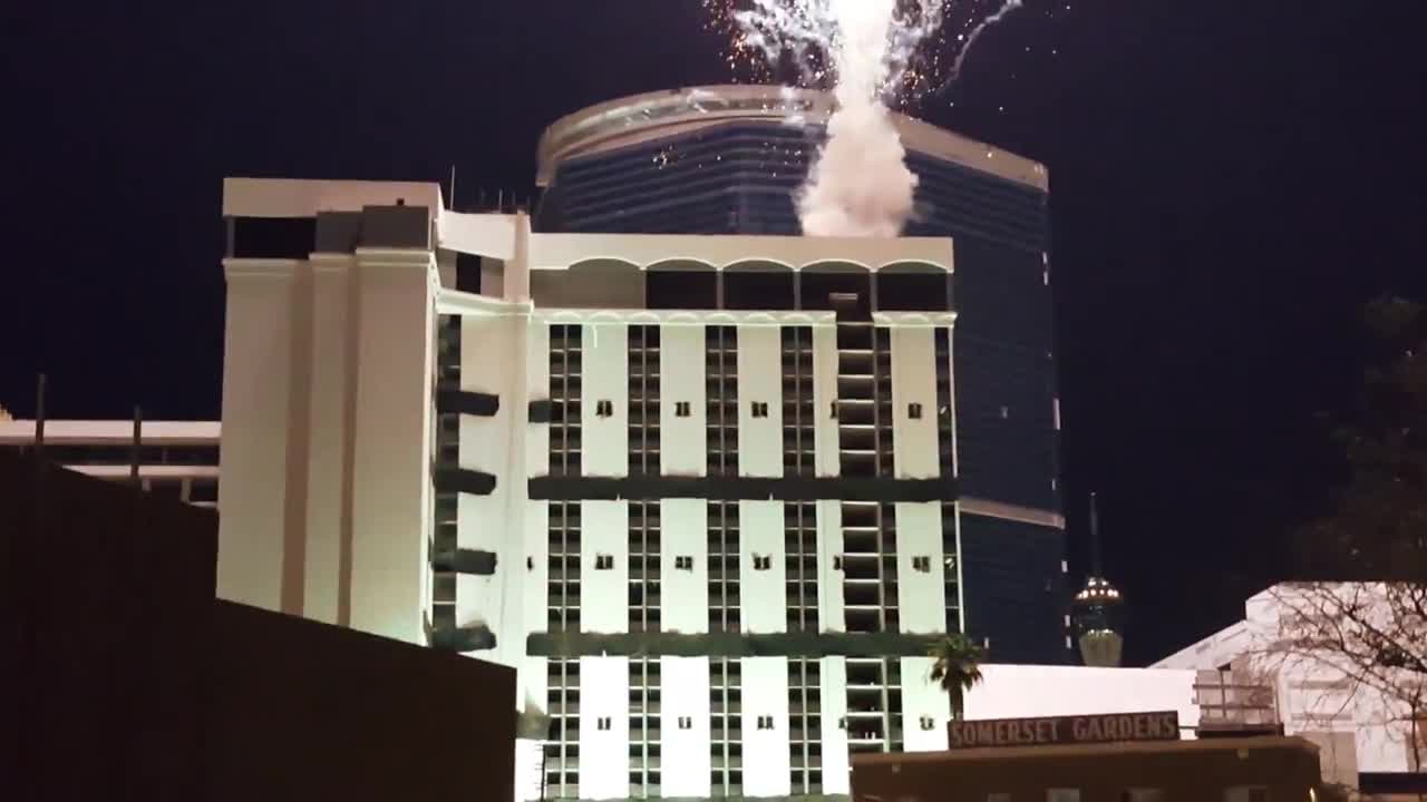 Riviera implosion: Watch Las Vegas casino's last tower come down