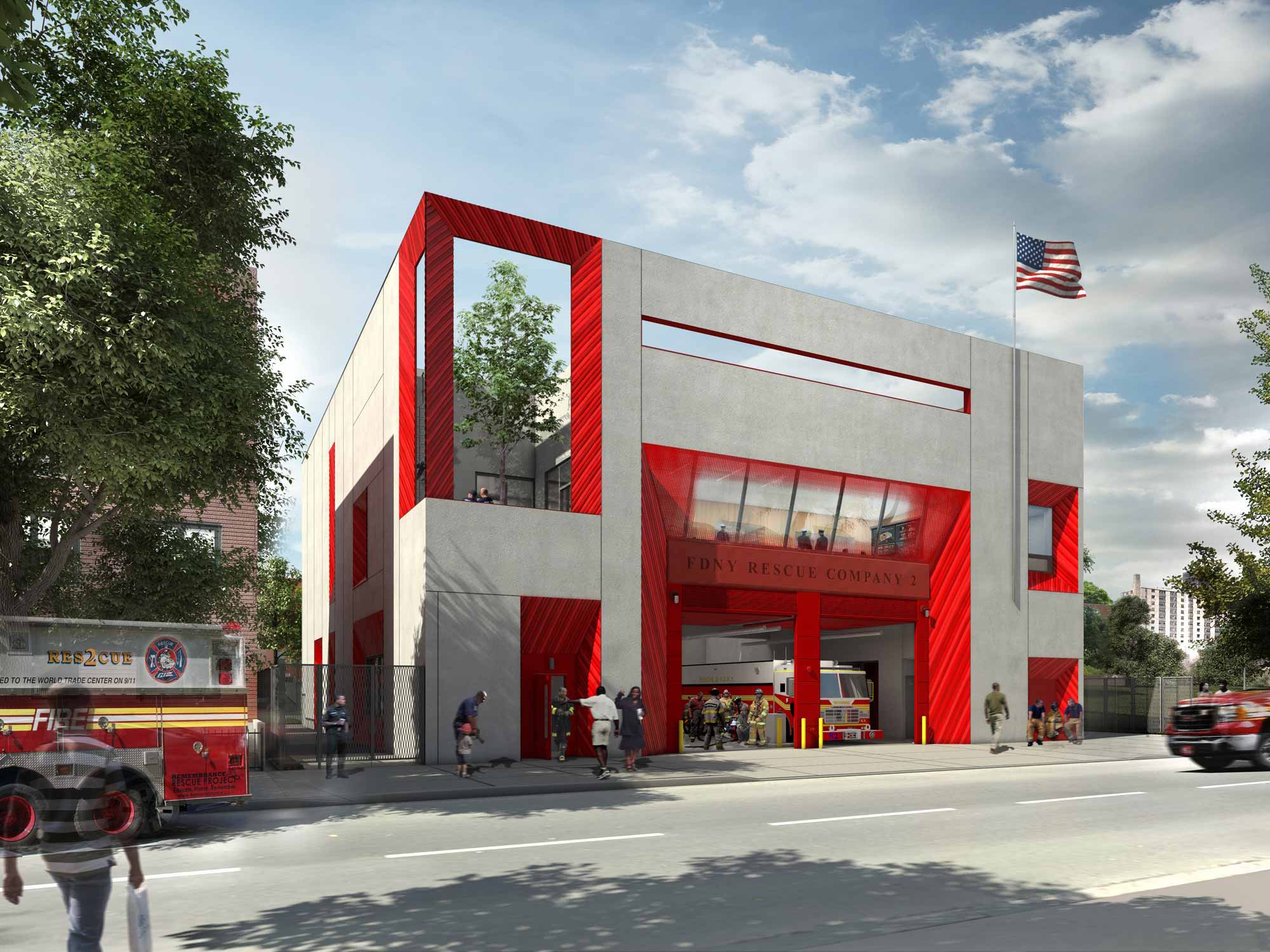 This is the fire station of the future — and it costs 32 million