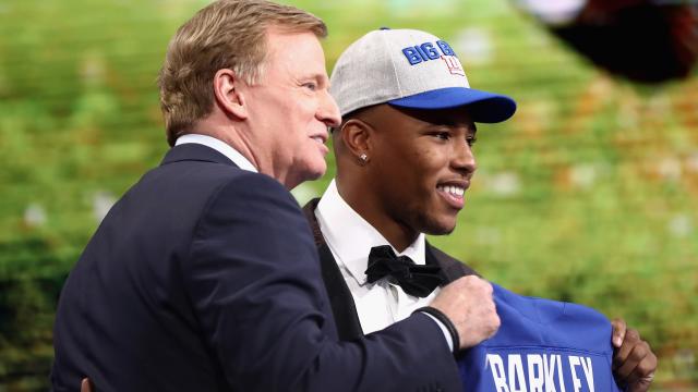 New York Giants on X: Pre-order your Saquon Barkley jersey! #GiantsPride  #NFLDraft LINK:   / X