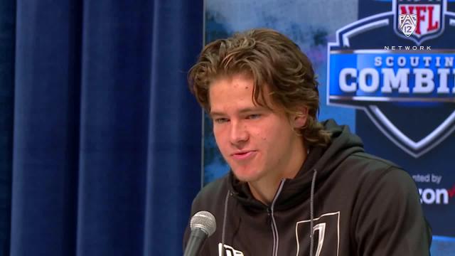 2020 NFL Combine: Justin Herbert on his personal growth, goals before NFL Draft