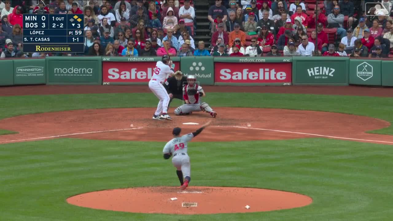 Triston Casas' second three-run home run (11)