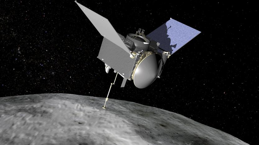 The Origins, Spectral Interpretation, Resource Identification, Security-Regolith Explorer (OSIRIS-REx) spacecraft which will travel to the near-Earth asteroid Bennu and bring a sample back to Earth for study is seen in an undated NASA artist rendering.   NASA/Handout via Reuters  THIS IMAGE HAS BEEN SUPPLIED BY A THIRD PARTY. IT IS DISTRIBUTED, EXACTLY AS RECEIVED BY REUTERS, AS A SERVICE TO CLIENTS. FOR EDITORIAL USE ONLY. NOT FOR SALE FOR MARKETING OR ADVERTISING CAMPAIGNS