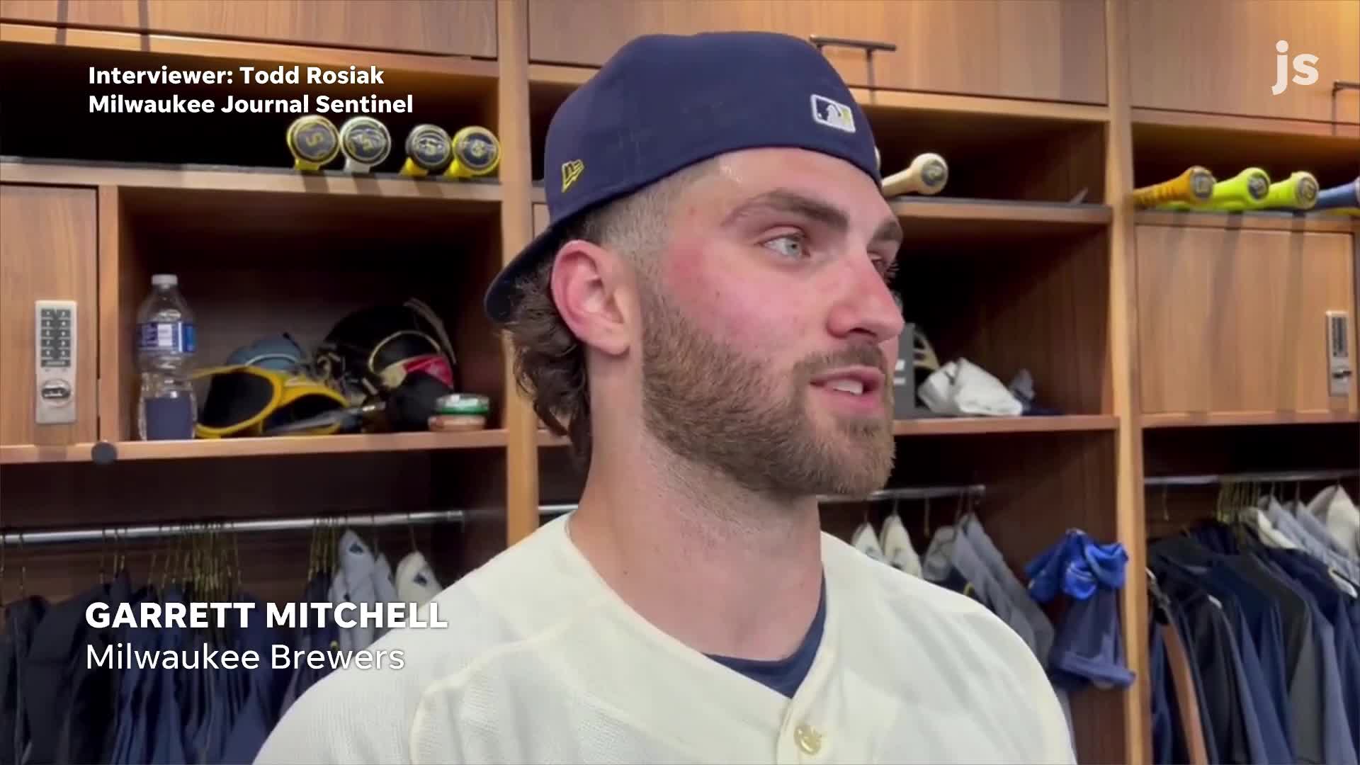 Outfielder Garrett Mitchell talks about the one thing he needed to