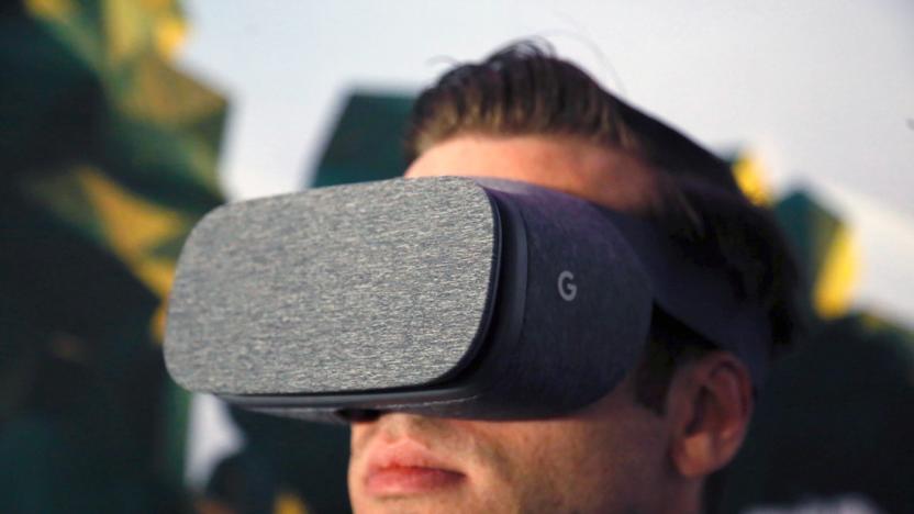 Google's Daydream VR headset for Android smartphones.