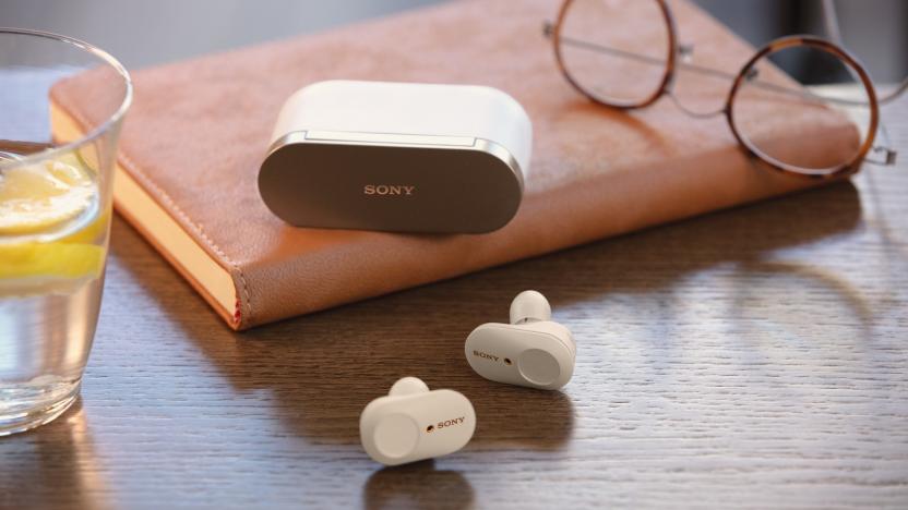 Sony WF-1000XM3 wireless noise-cancelling earbuds