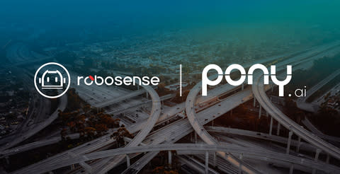 RoboSense Reaches Strategic Partnership with Pony.ai on Full-Business Chain