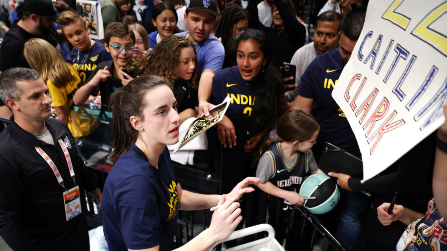 Associated Press - Breanna Stewart scored 24 points to lead a balanced New York offense as the Liberty beat Caitlin Clark and the Indiana Fever 91-80 on Saturday in front of a sellout crowd.  Indiana