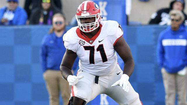 Kirby Smart explains why New York Giants' Andrew Thomas was first OT drafted