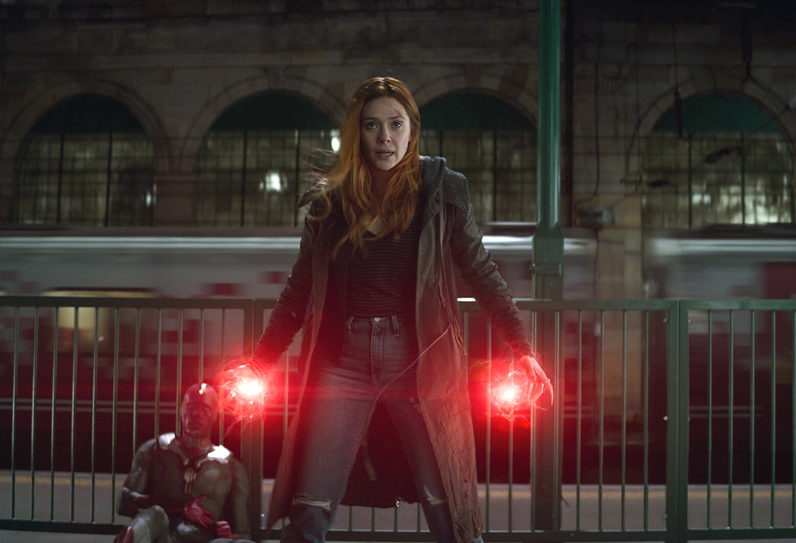Elizabeth Olsen Explains Scarlet Witch’s Disappearing Accent from Age