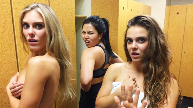 Perv in the Girl's Locker Room Prank! - Prank Bank